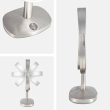 Load image into Gallery viewer, Newport Lighted Makeup Mirror with Magnification & Touch Pad: Satin Nickel / Oval / 5X/1X