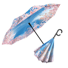Load image into Gallery viewer, Cherry Blossom Reverse Umbrella