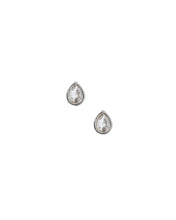 Load image into Gallery viewer, Screwback Stud Earrings - Paloma Pear Silver