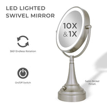Load image into Gallery viewer, Zadro, Inc. - Cordless Dual Sided LED Lighted Round Vanity Mirror