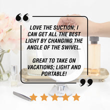 Load image into Gallery viewer, Zadro, Inc. - Swivel Cordless Power Suction 10X Magnification, White