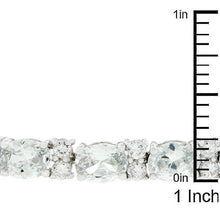 Load image into Gallery viewer, Oversized Oval Cubic Zirconia Tennis Bracelet