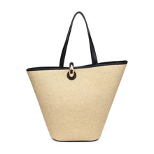 Load image into Gallery viewer, Raelynn Tote: Natural Black