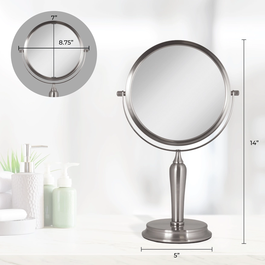 Zadro Inc. Anaheim Two Sided Vanity Swivel Mirror