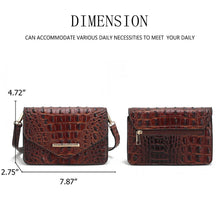 Load image into Gallery viewer, MKF Vanta Women's Saddle Crossbody Fashion Handbag.: Brown