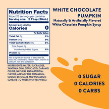 Load image into Gallery viewer, Sugar Free White Chocolate Pumpkin Syrup