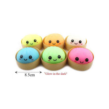Load image into Gallery viewer, Glow in the Dark Mystery Squishy Dumpling Stress Relief Squishy Toy