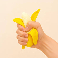 Load image into Gallery viewer, Banana Peel Squeeze Squishy Stress Relief Toy