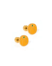 Load image into Gallery viewer, Screwback Stud Earrings - Knox Pumpkin