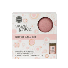 Load image into Gallery viewer, Sweet Grace Wool Dryer Ball Kit | Luxury Laundry, 3pk