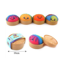 Load image into Gallery viewer, Rainbow Squishy Mystery Dumpling Stress Relief Squishy Toy