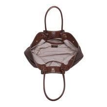 Load image into Gallery viewer, Kaia - Straw Tote: Chocolate