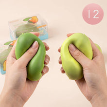 Load image into Gallery viewer, ASMR Crunchy Color Change Mango Squeeze Squishy Stress Relief Toy
