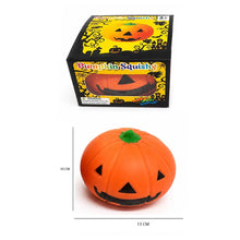 Load image into Gallery viewer, Jumbo Halloween Pumpkin Squeeze Squishy Stress Relief Toy