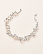 Load image into Gallery viewer, Alexa Pearl & Crystal Bracelet: Rose Gold