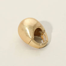 Load image into Gallery viewer, Textured Metal Dome Stretch Ring: Silver