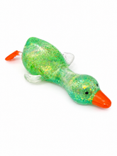 Load image into Gallery viewer, Pinching Duck Glitter Squishy Stress Toy