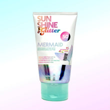 Load image into Gallery viewer, NEW! S&G Mermaid Biodegradable Glitter SPF 50 TUBE
