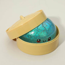 Load image into Gallery viewer, Mystery Squishy Glitter Dumpling Stress Relief Toy