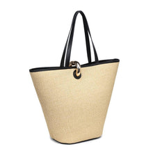 Load image into Gallery viewer, Raelynn Tote: Natural Black