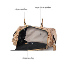 Load image into Gallery viewer, MKF Rina Crocodile Embossed Women’s Duffle Bag by Mia K: Black