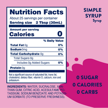 Load image into Gallery viewer, Sugar Free Simple Syrup