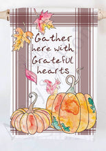 Load image into Gallery viewer, Gather Here Thanksgiving Tea Towel