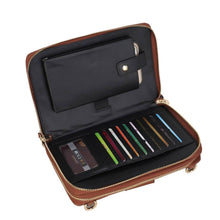 Load image into Gallery viewer, MKF Collection Sage Smartphone Wallet Convertible Bag by Mia: Rose Gold