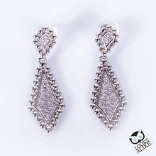 Load image into Gallery viewer, Pave Diamond Drop Earrings