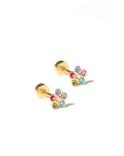 Load image into Gallery viewer, Screwback Stud Earrings - Lyla - Multi