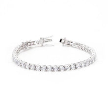 Load image into Gallery viewer, Clear Cubic Zirconia Tennis Bracelet