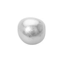 Load image into Gallery viewer, Textured Metal Dome Stretch Ring: Silver