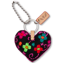 Load image into Gallery viewer, Consuela Charm, Corazon Grande Black