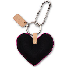 Load image into Gallery viewer, Consuela Charm, Corazon Grande Black