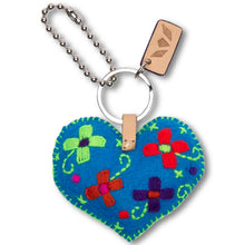 Load image into Gallery viewer, Consuela Charm, Corazon Grande Turquoise