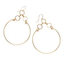 Load image into Gallery viewer, Heaven Knows Hoops Antique Gold
