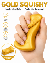 Load image into Gallery viewer, Gold Squishy – 5.5” Slow Rising Gold Bar Squishy Toy