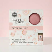 Load image into Gallery viewer, Sweet Grace Wool Dryer Ball Kit | Luxury Laundry, 3pk