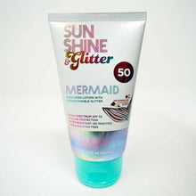 Load image into Gallery viewer, NEW! S&G Mermaid Biodegradable Glitter SPF 50 TUBE