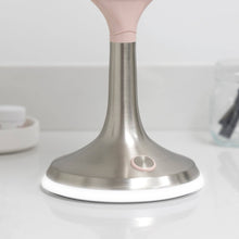 Load image into Gallery viewer, Solana Lighted Makeup Mirror with Magnification & Touch Pad: 8X/1X / Round / White