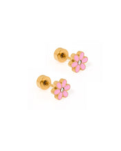 Load image into Gallery viewer, Screwback Stud Earrings - Alli - Pink