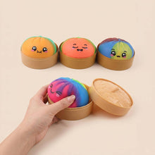 Load image into Gallery viewer, Rainbow Squishy Mystery Dumpling Stress Relief Squishy Toy