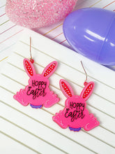 Load image into Gallery viewer, 'Hoppy Easter' Bunny Dangle Earrings