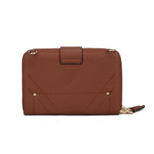 Load image into Gallery viewer, MKF Collection Sage Smartphone Wallet Convertible Bag by Mia: Rose Gold