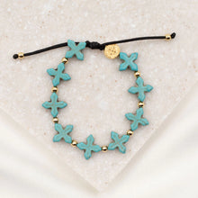Load image into Gallery viewer, NEW Grounded in Faith Cross Bracelet
