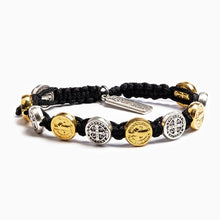 Load image into Gallery viewer, Benedictine Blessing Bracelet - Mixed Medals