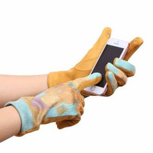 Load image into Gallery viewer, VAN GOGH SUNFLOWERS TEXTING GLOVES