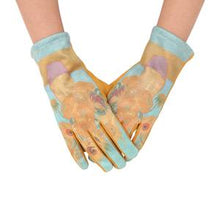 Load image into Gallery viewer, VAN GOGH SUNFLOWERS TEXTING GLOVES