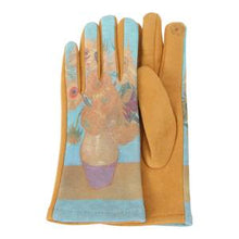 Load image into Gallery viewer, VAN GOGH SUNFLOWERS TEXTING GLOVES