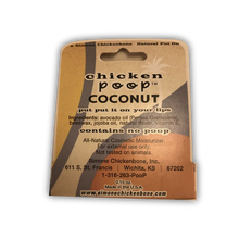 Load image into Gallery viewer, ChickenPoop COCONUT Lip Junk 1 tube